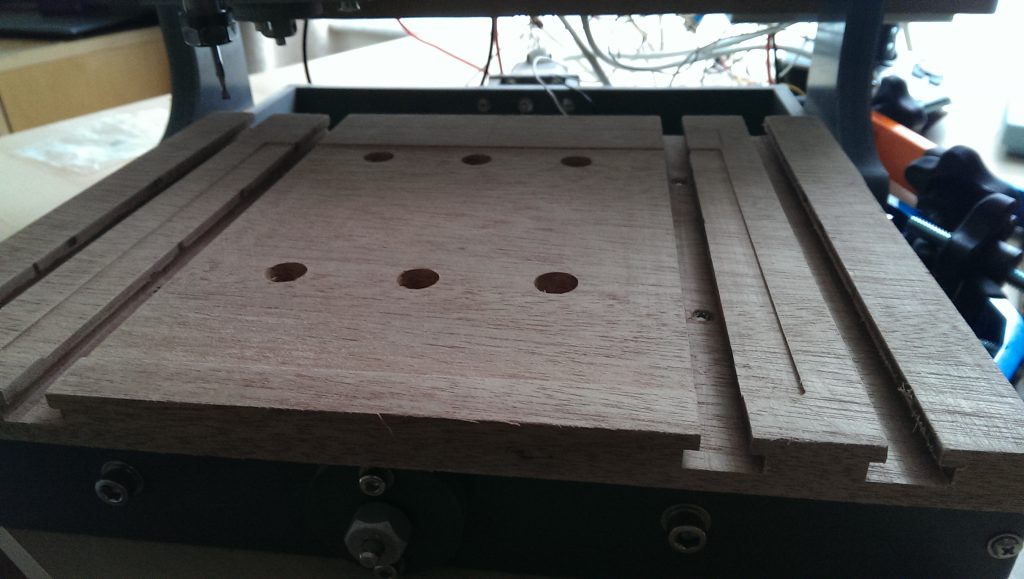 A shallow pocket in the table