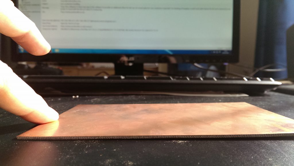 Warped Copper Board