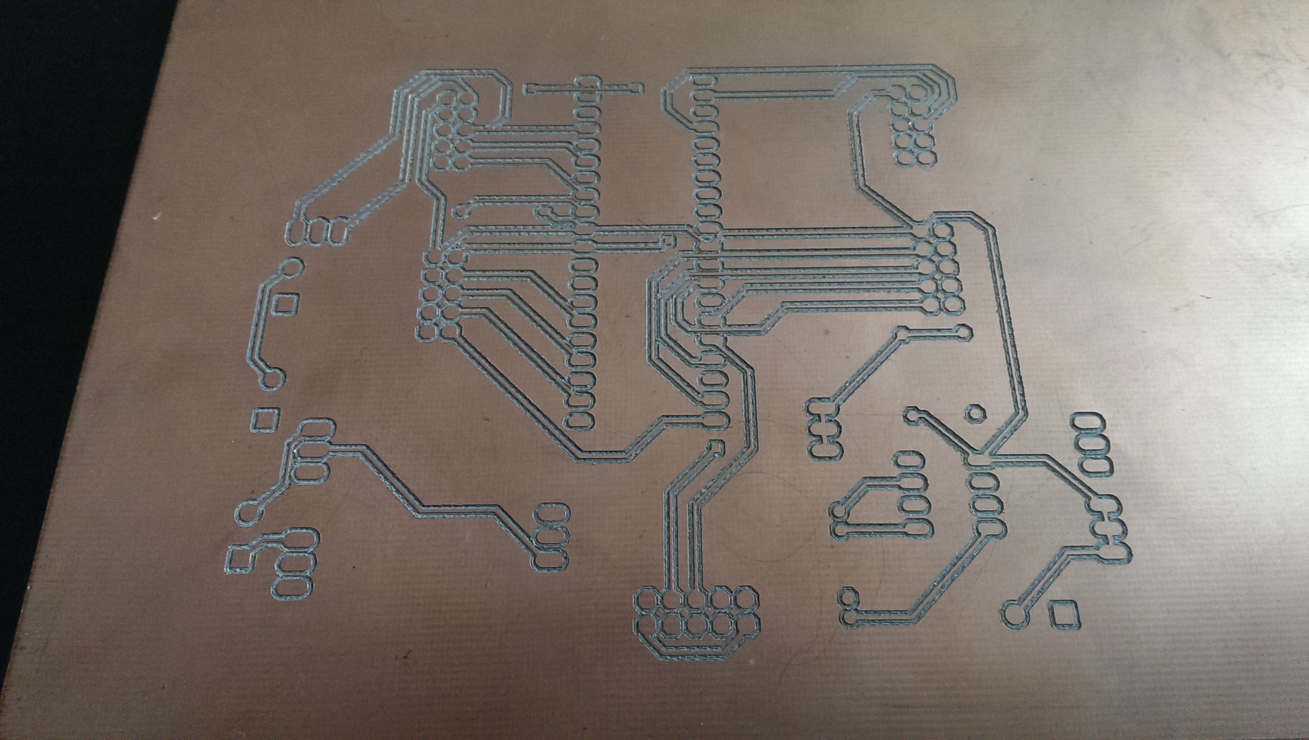 CNC etched Autoleveller board v0.8