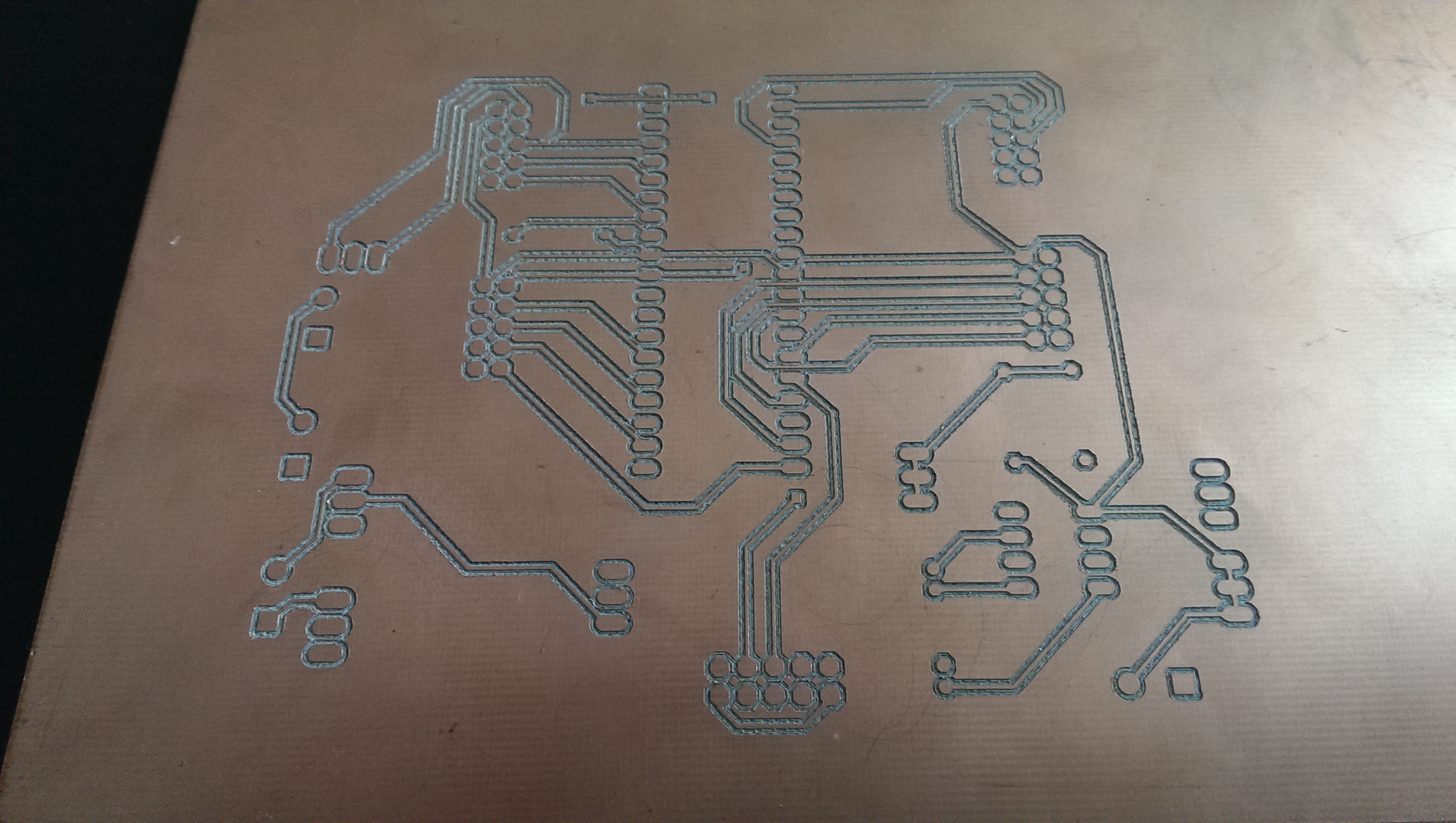 CNC etched Autoleveller board v0.8